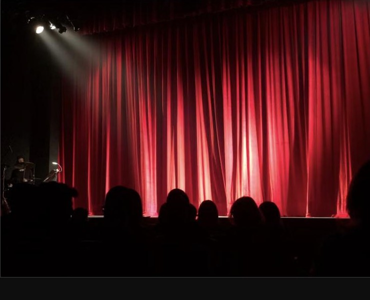 The Hideout Theatre, Austin TX open mic stage